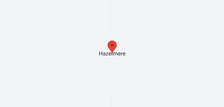map of 1122 Hazelmere Drive